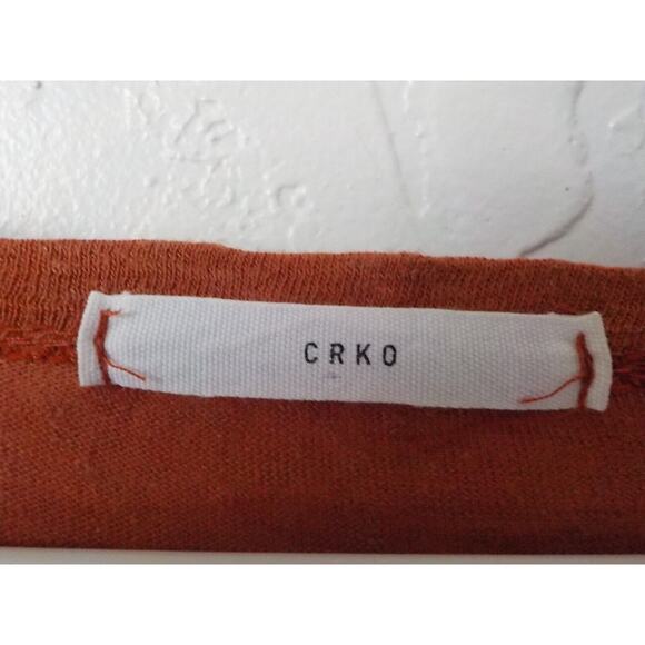 Cherry Koko CRKO Orange Rust TShirt Short Sleeves Women size Small - Picture 7 of 8